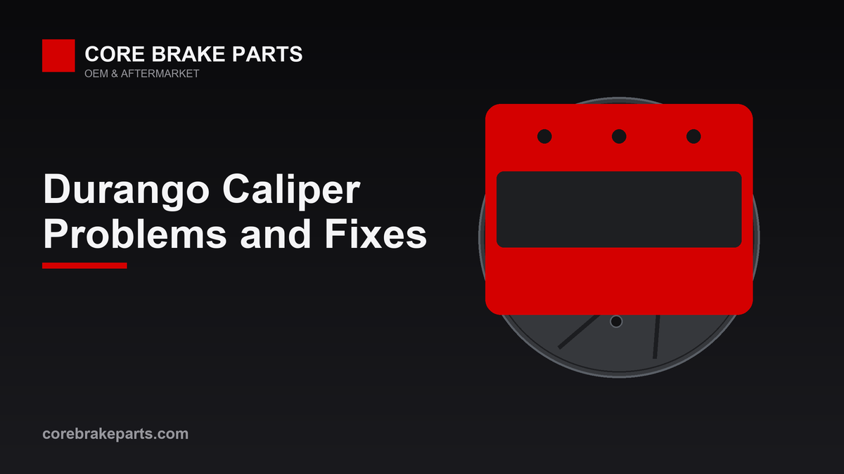 Brake caliper illustration for a 2011-2020 Dodge Durango caliper guide