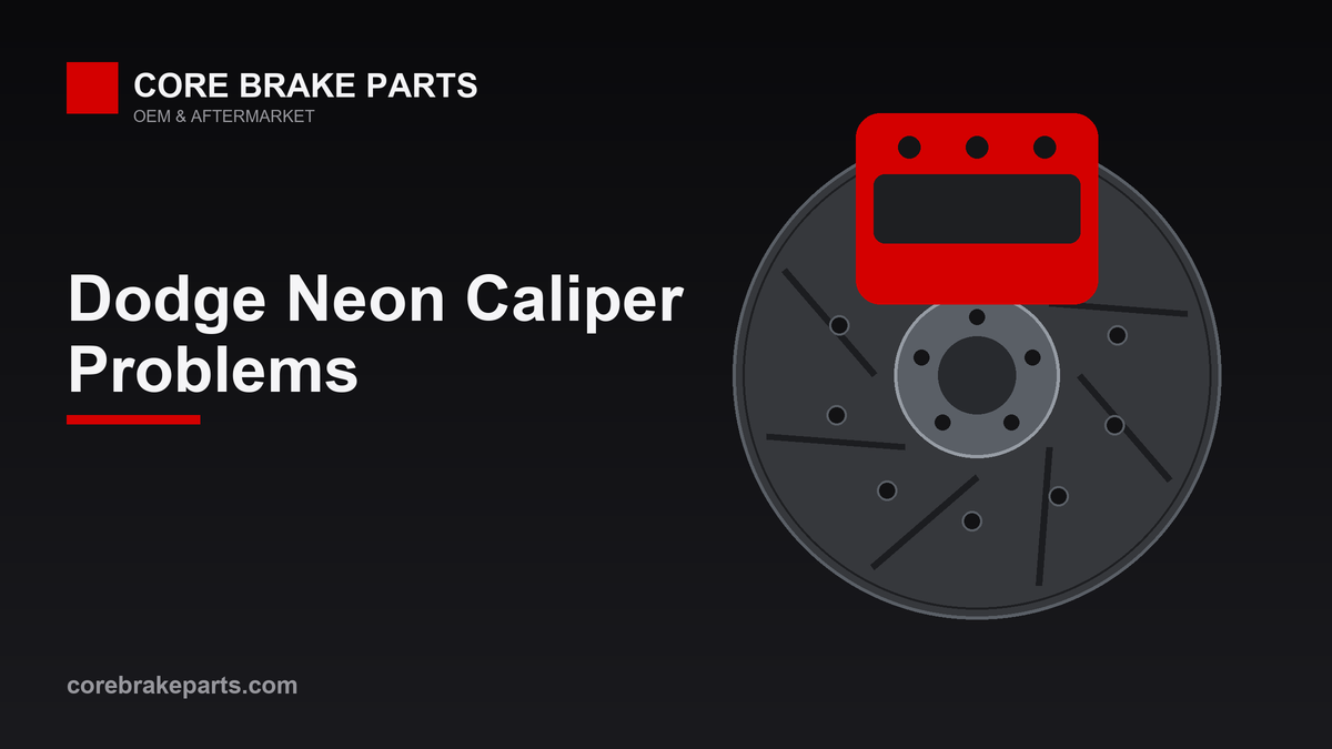 Brake caliper over a disc rotor for a 2003-2005 Dodge Neon caliper replacement guide