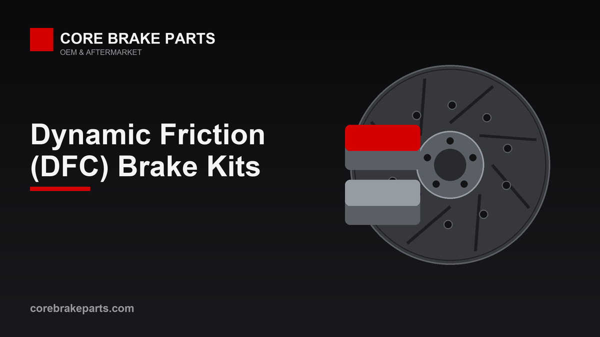 Dynamic Friction DFC brake kit with rotor and pads