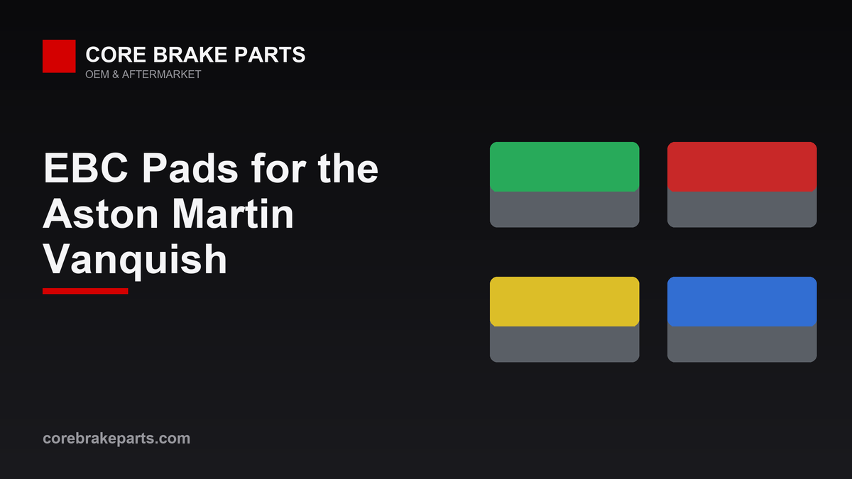 EBC Bluestuff and Yellowstuff brake pads for the Aston Martin Vanquish