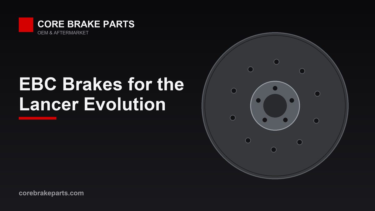 Slotted performance brake rotor for the Mitsubishi Lancer Evolution