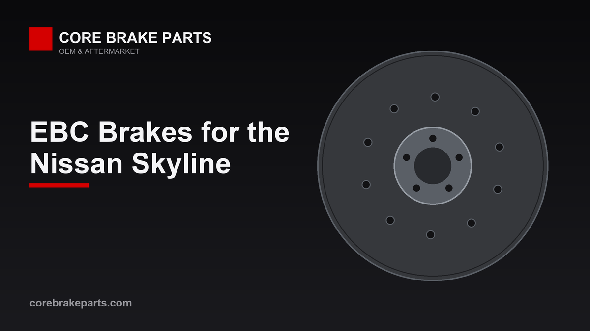 EBC slotted brake rotors for the Nissan Skyline R32 GT-R