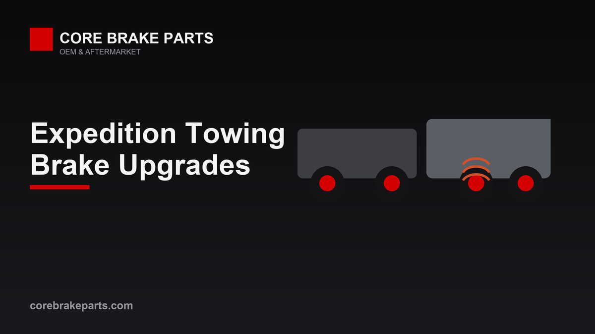 Ford Expedition towing brake upgrade guide graphic