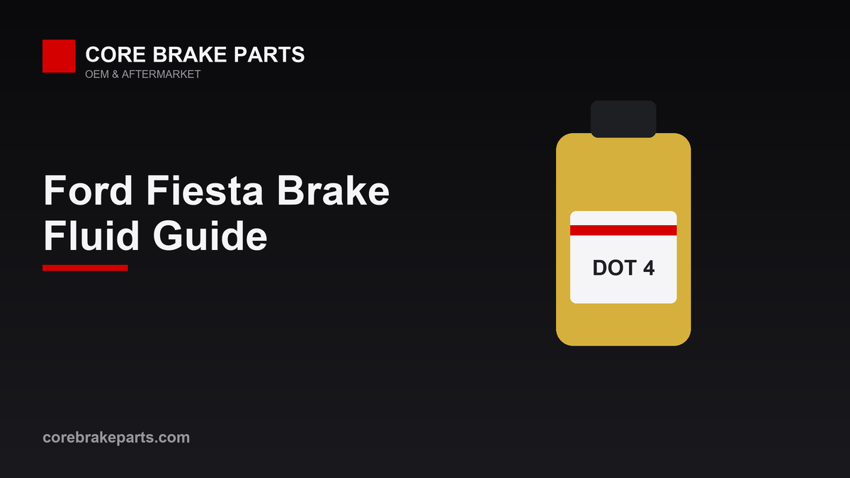 Brake fluid reservoir and DOT 4 LV fluid guide for the 2011-2019 Ford Fiesta
