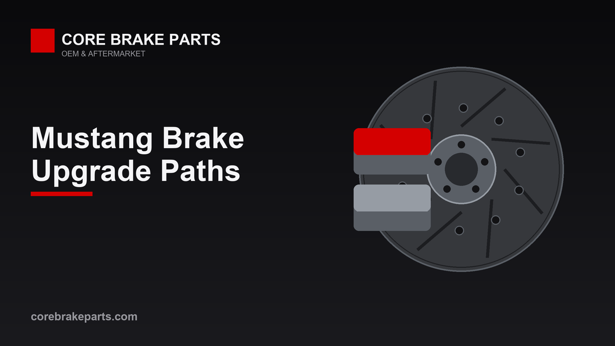 Big brake kit upgrade paths for the Ford Mustang