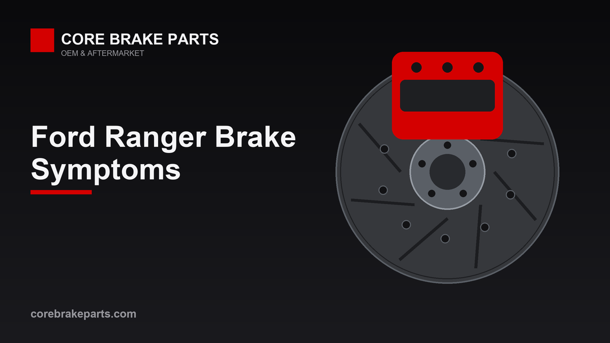 Common brake problems on the Ford Ranger