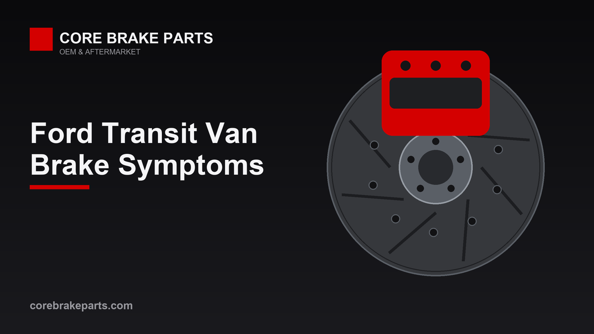 Common brake problems on the Ford Transit Van