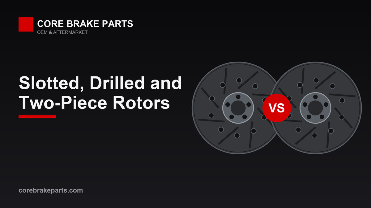 Comparison of slotted, cross-drilled and two-piece brake rotor designs for the Genesis G70