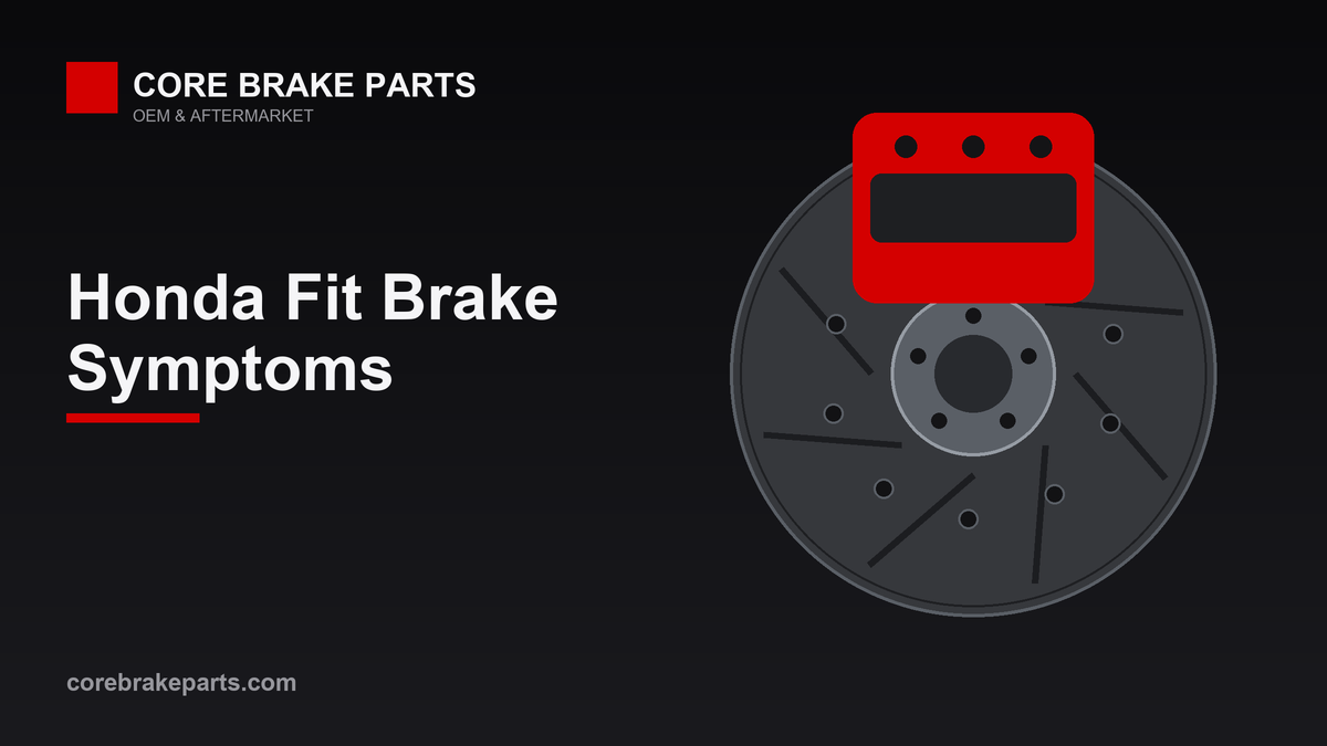 Common brake problems on the Honda Fit
