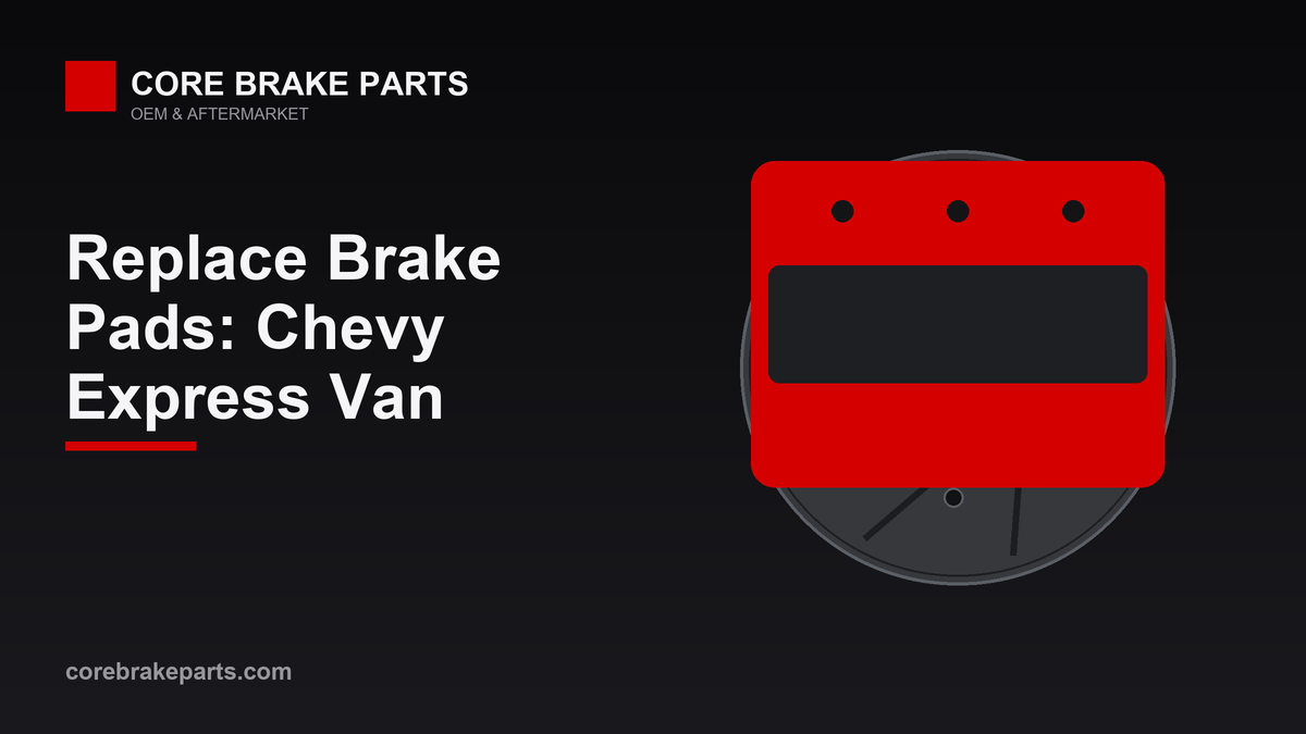 Replacing brake pads on a Chevy Express Van