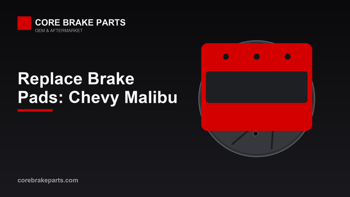 Replacing brake pads on a Chevy Malibu