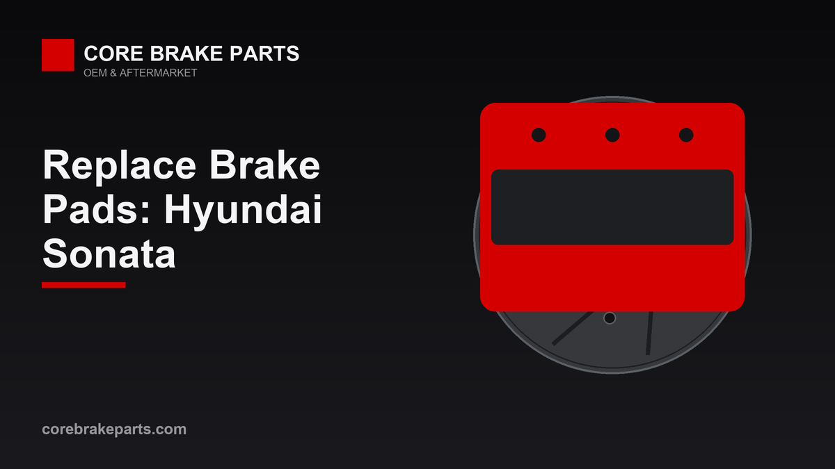 Replacing brake pads on a Hyundai Sonata