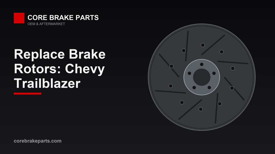 Replacing brake rotors on a Chevy Trailblazer
