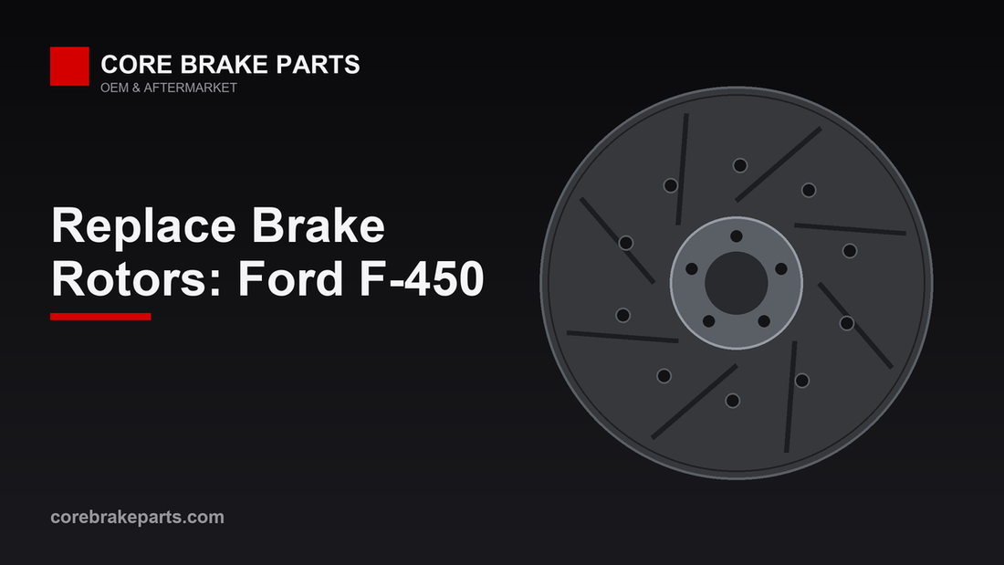 Replacing brake rotors on a Ford F-450