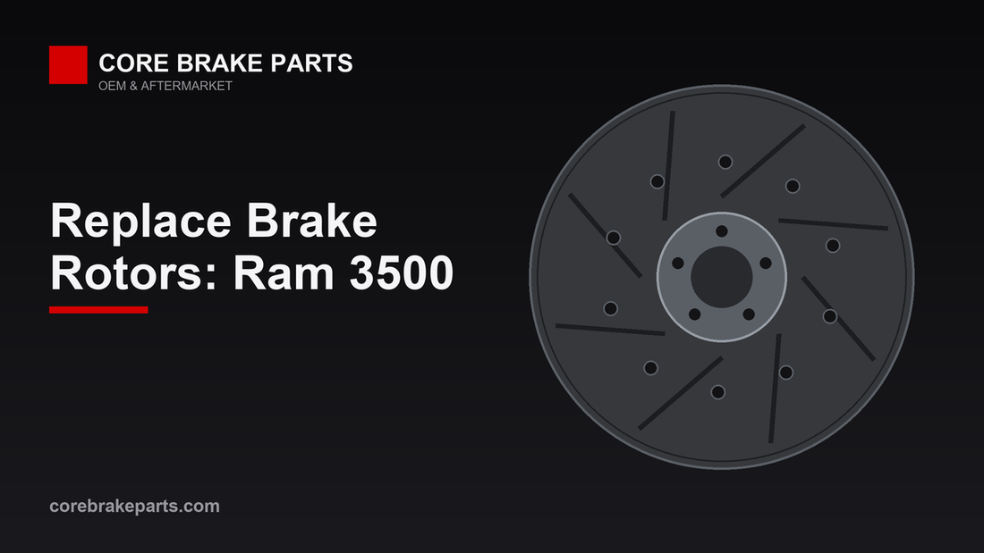 Replacing brake rotors on a Ram 3500