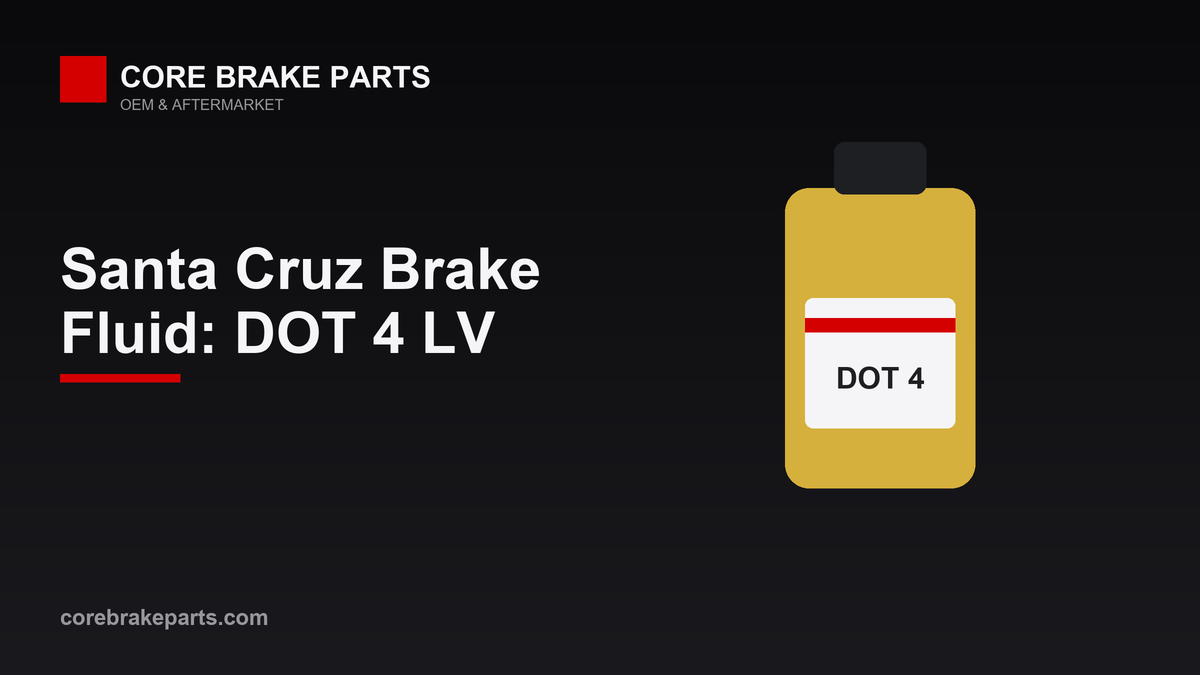 DOT 4 LV brake fluid for the 2022-2024 Hyundai Santa Cruz