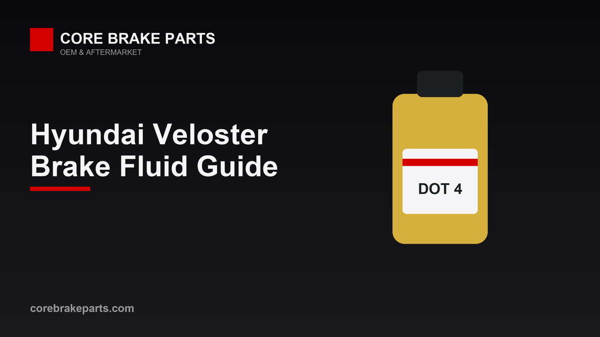 Hyundai Veloster DOT 4 LV brake fluid type and flush interval