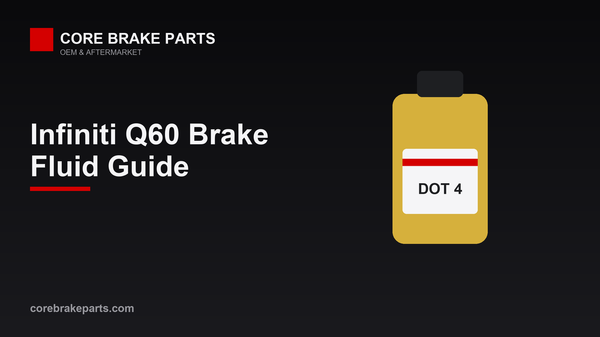 Infiniti Q60 DOT 3 brake fluid type and flush interval guide