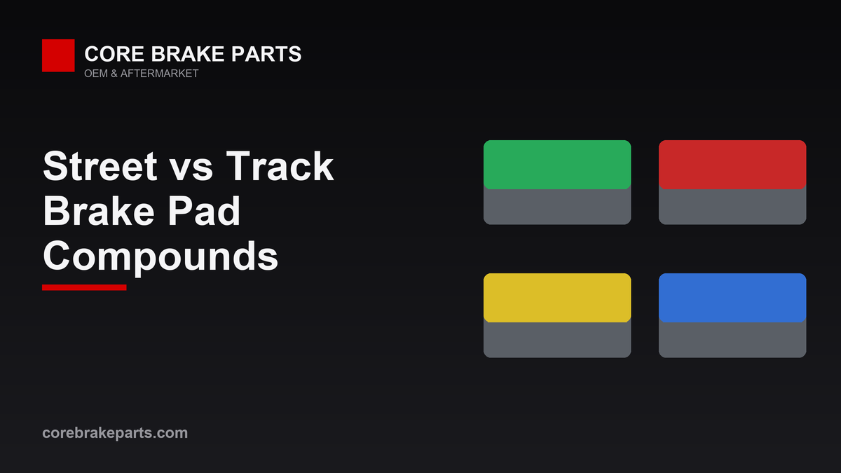 Brake pad compound comparison for street and track use on a Jeep Grand Cherokee