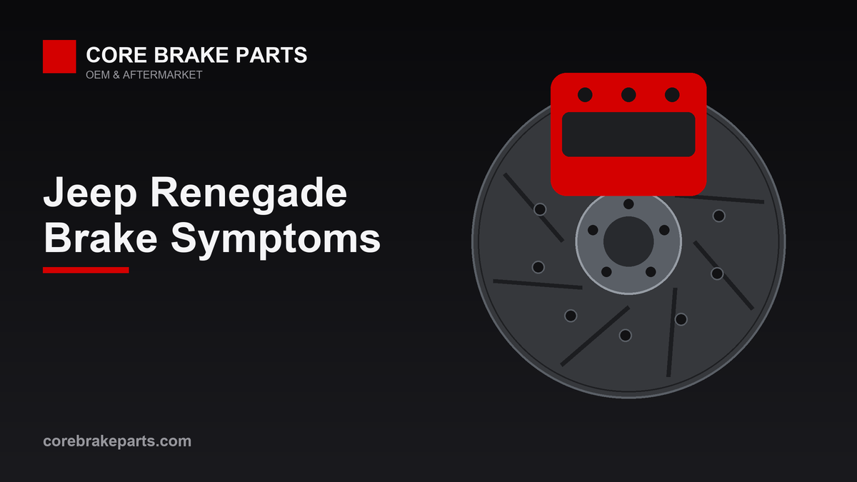 Common brake problems on the Jeep Renegade