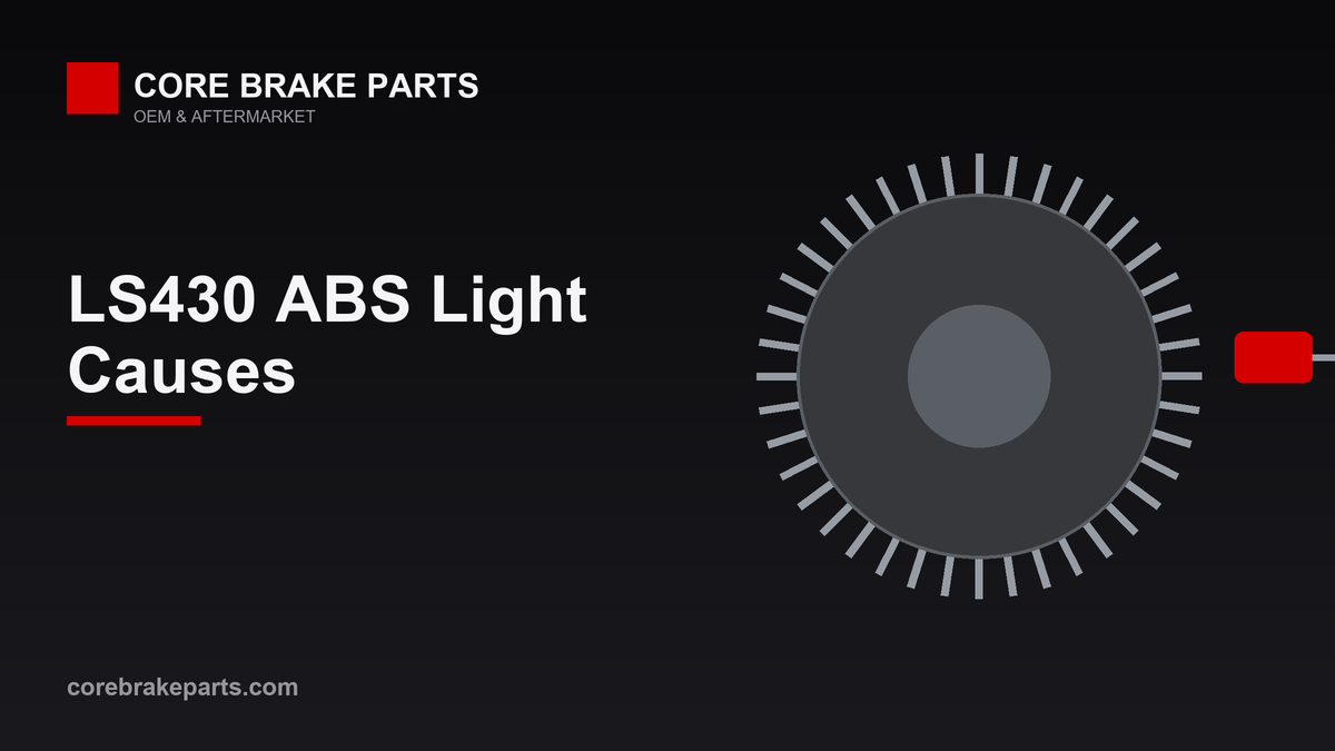 Lexus LS430 ABS warning light causes and fixes