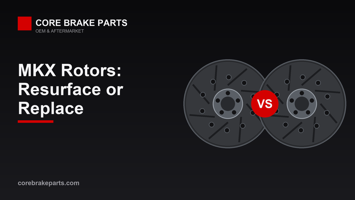 Lincoln MKX Rotors: Resurface or Replace? (2016-2018) – CoreBrakeParts.com
