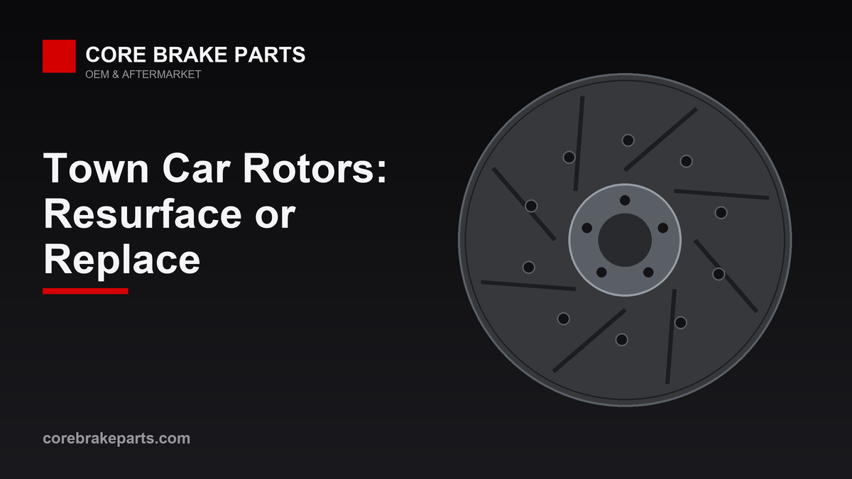 Lincoln Town Car brake rotors resurface or replace guide