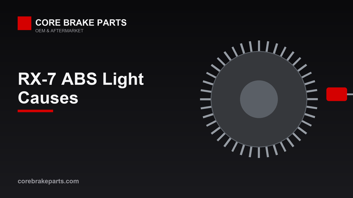 Mazda RX-7 ABS warning light causes and fixes