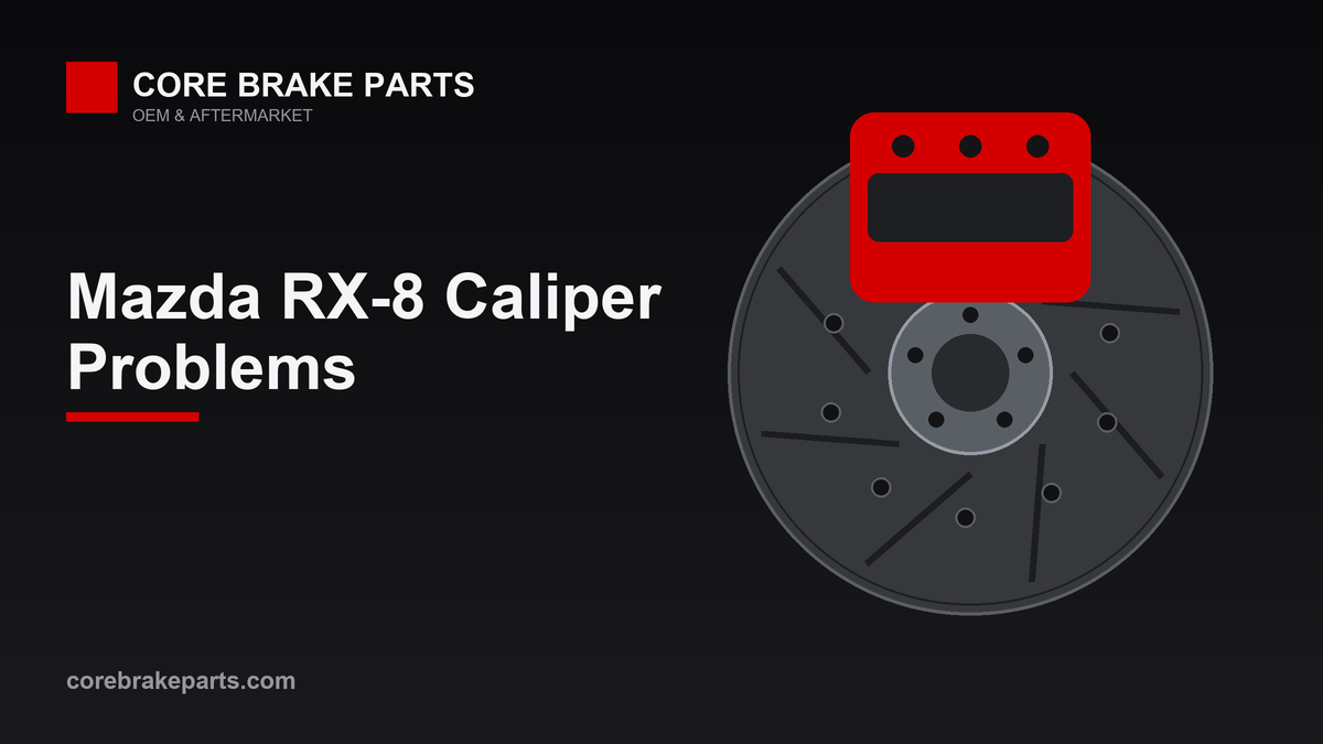 Mazda RX-8 brake caliper and rotor replacement guide