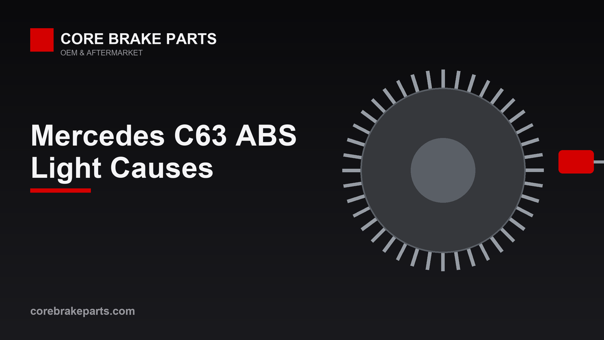Mercedes-Benz C63 AMG ABS warning light causes and fixes