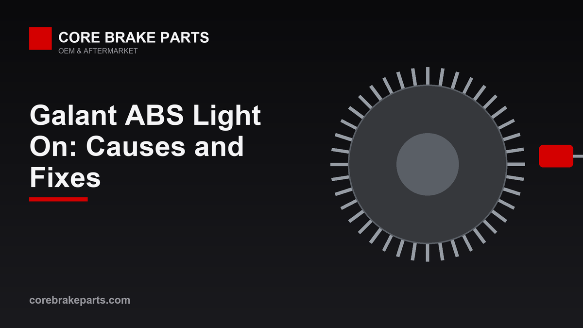 ABS warning light causes and fixes for the 2004-2012 Mitsubishi Galant