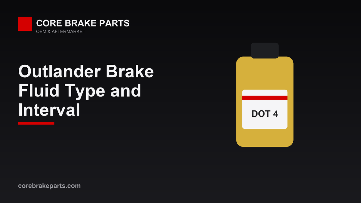 Brake fluid reservoir graphic for the 2014-2020 Mitsubishi Outlander brake fluid guide