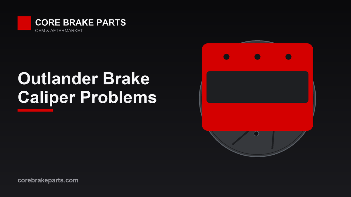 Brake caliper illustration for the 2014-2020 Mitsubishi Outlander caliper guide