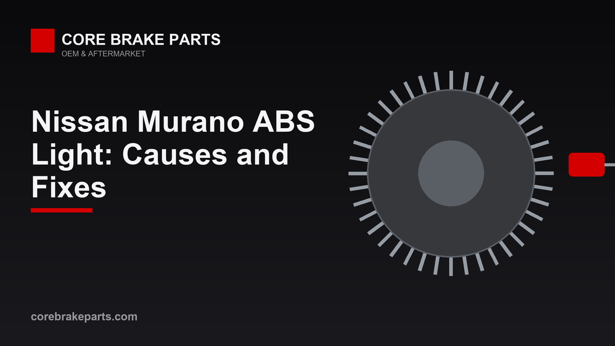 ABS warning light diagram for a 2015-2022 Nissan Murano brake system