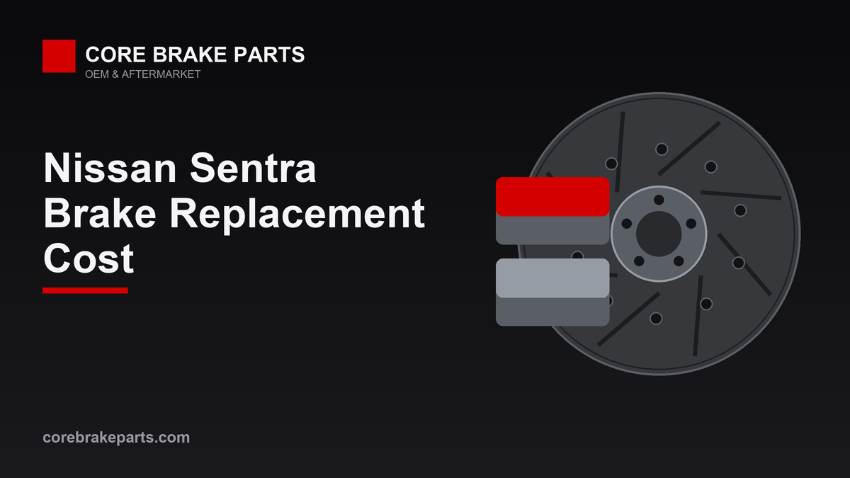 Brake replacement cost for the Nissan Sentra