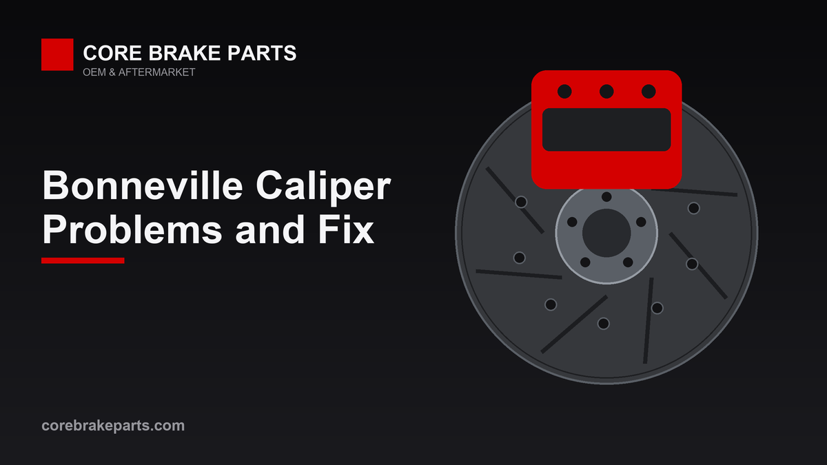 Front brake caliper over a disc rotor for a 1994-1999 Pontiac Bonneville