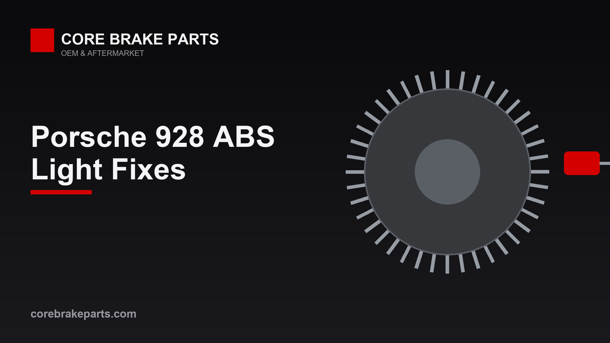 Porsche 928 ABS warning light causes and fixes guide graphic