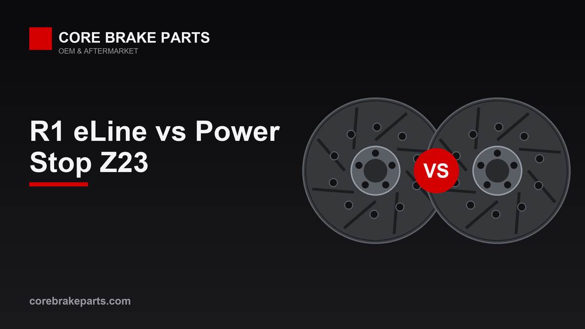 R1 Concepts eLine and Power Stop Z23 rotor kits