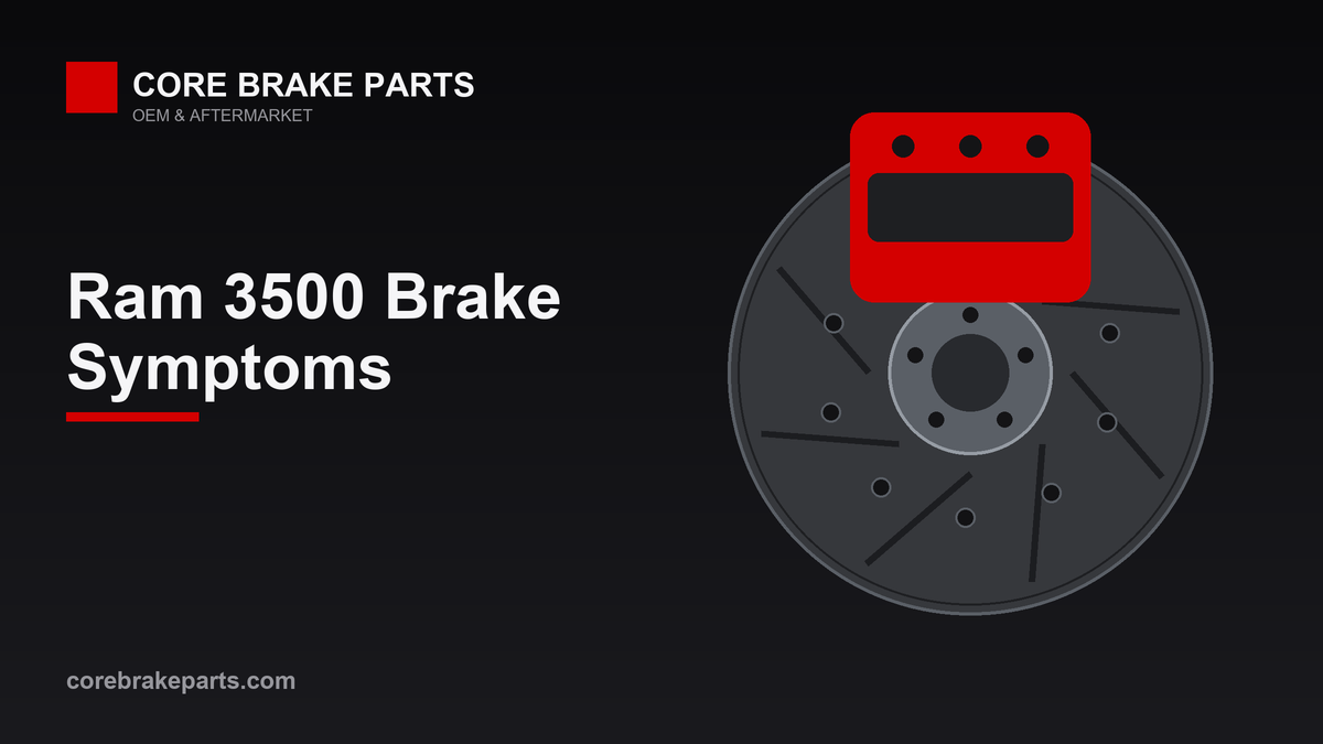 Common brake problems on the Ram 3500