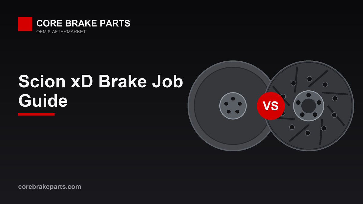 Scion xD Brake Job: Tools, Torque and Steps – CoreBrakeParts.com