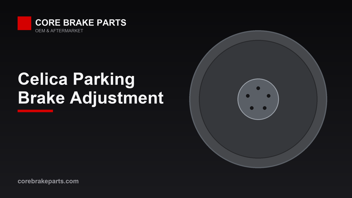 Drum-in-hat parking brake shoes inside a rear brake rotor