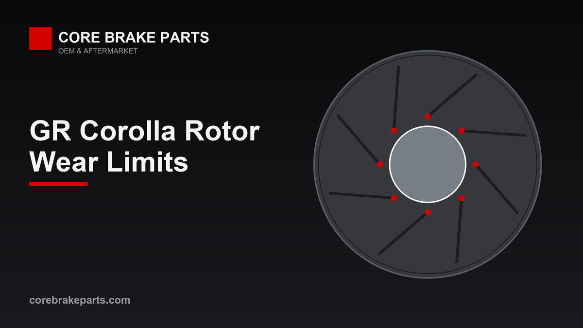 GR Corolla Rotor Minimum Thickness: When to Replace – CoreBrakeParts.com