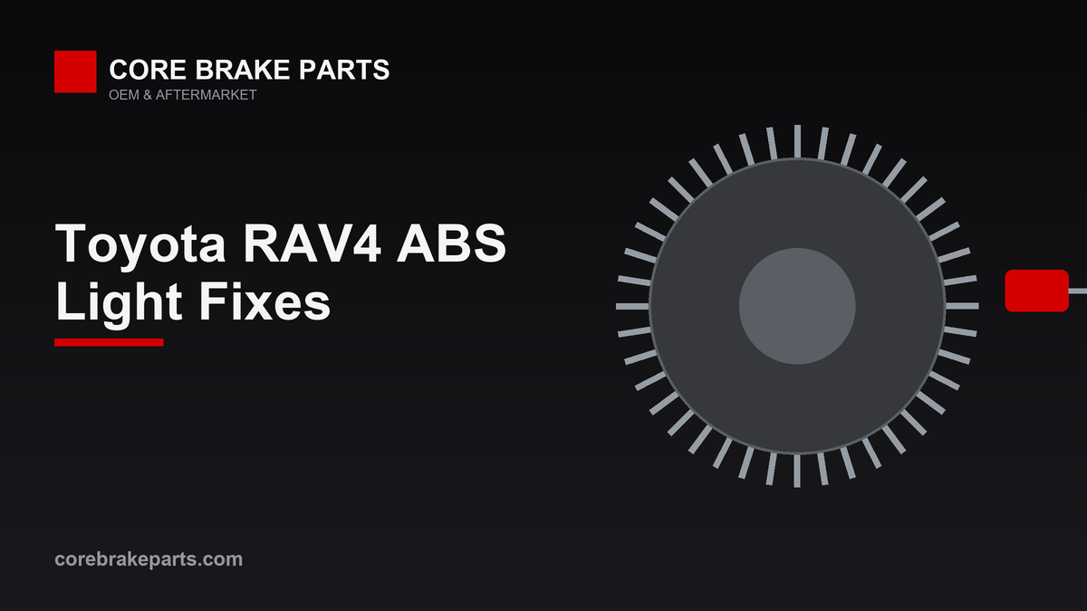 Toyota RAV4 ABS warning light causes and fixes
