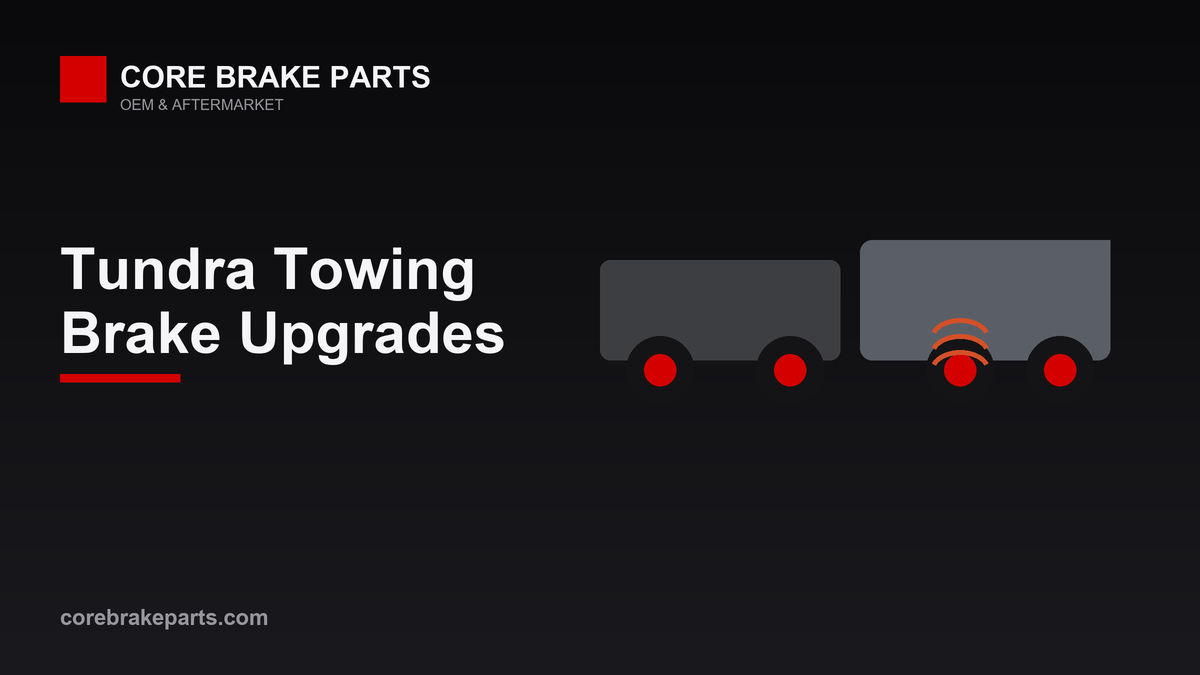 Toyota Tundra towing brake upgrade guide graphic