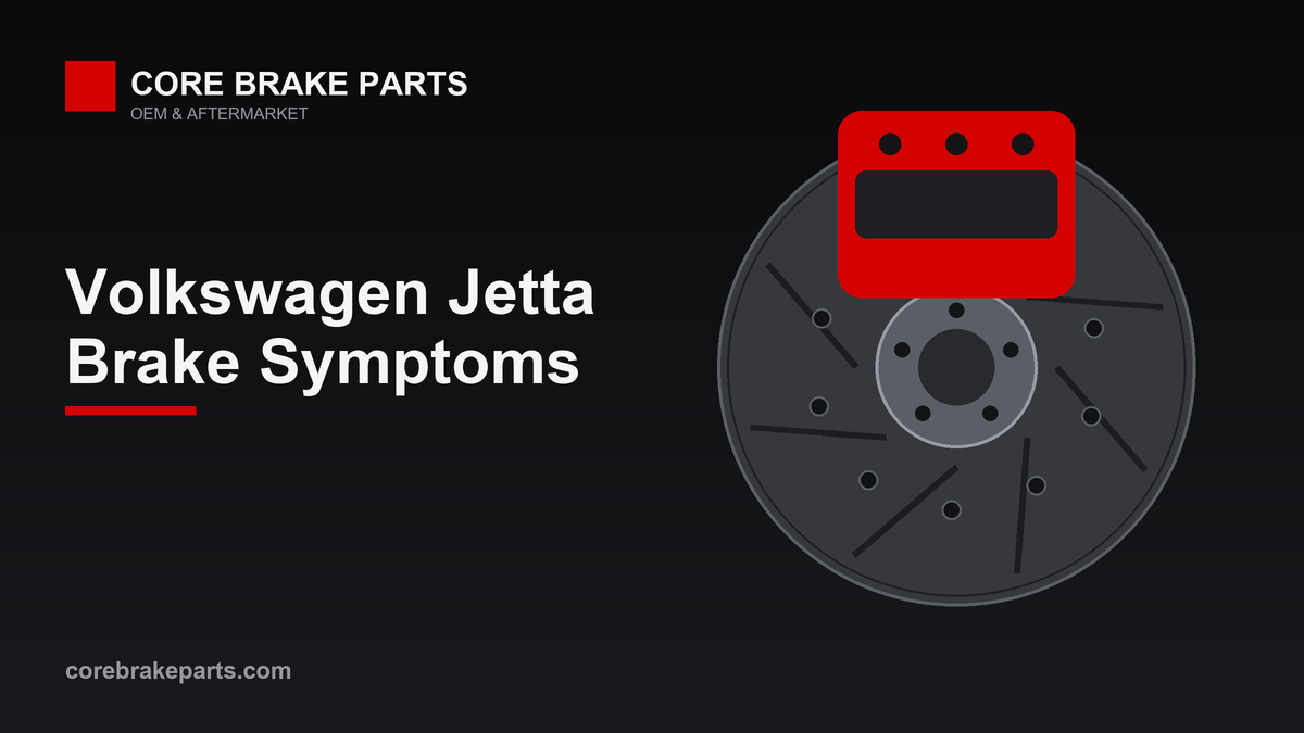Common brake problems on the Volkswagen Jetta