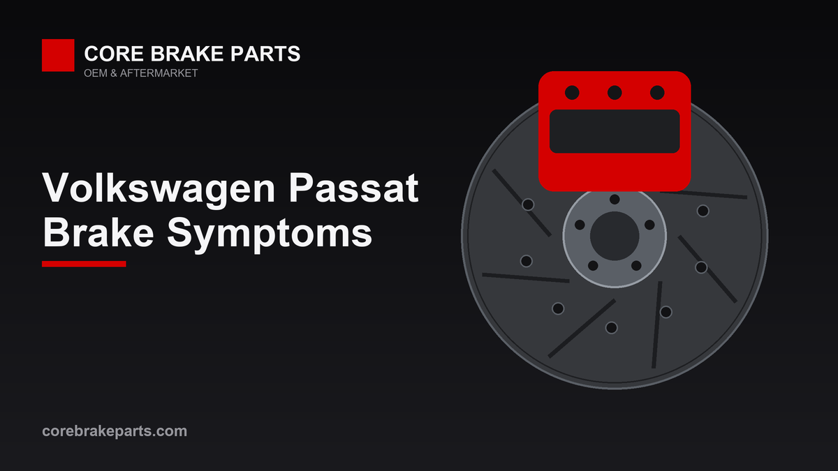 Common brake problems on the Volkswagen Passat