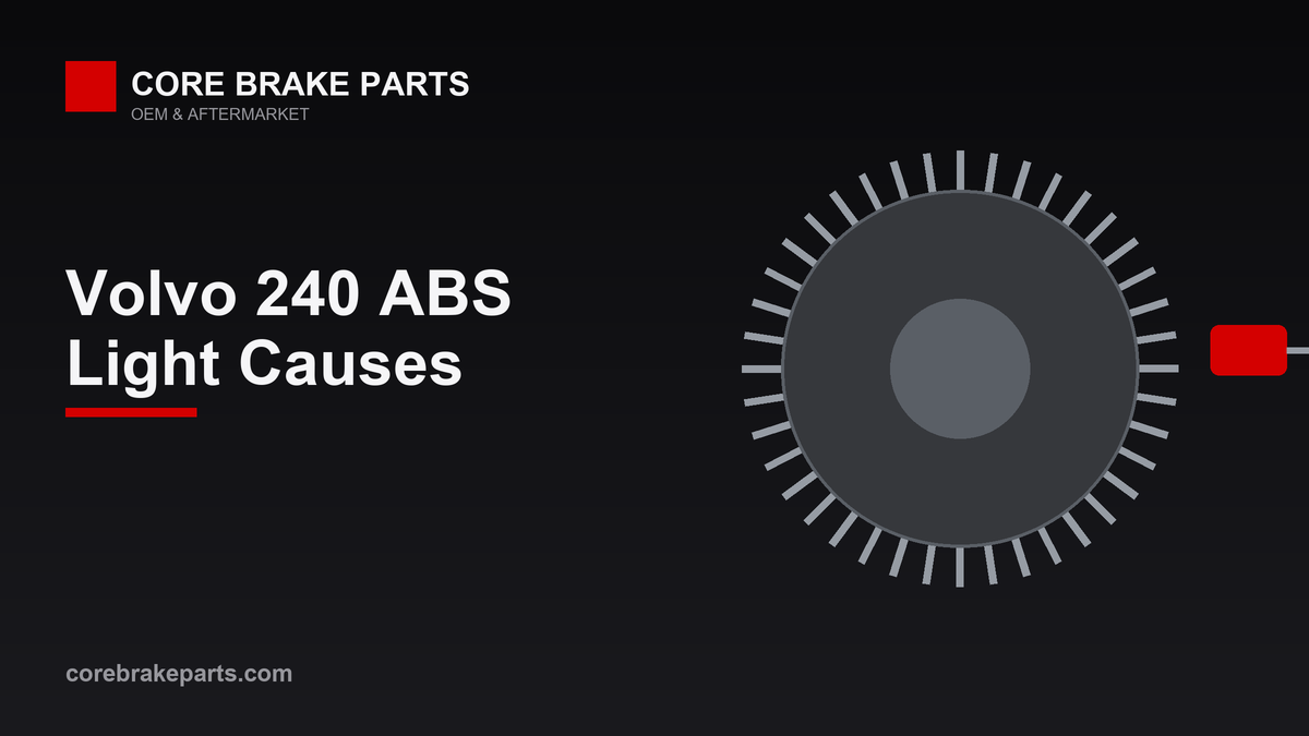 Volvo 240 ABS warning light causes and fixes diagram