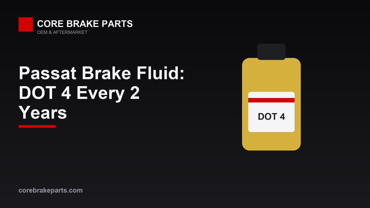 Brake fluid guide for the 2012-2019 Volkswagen Passat