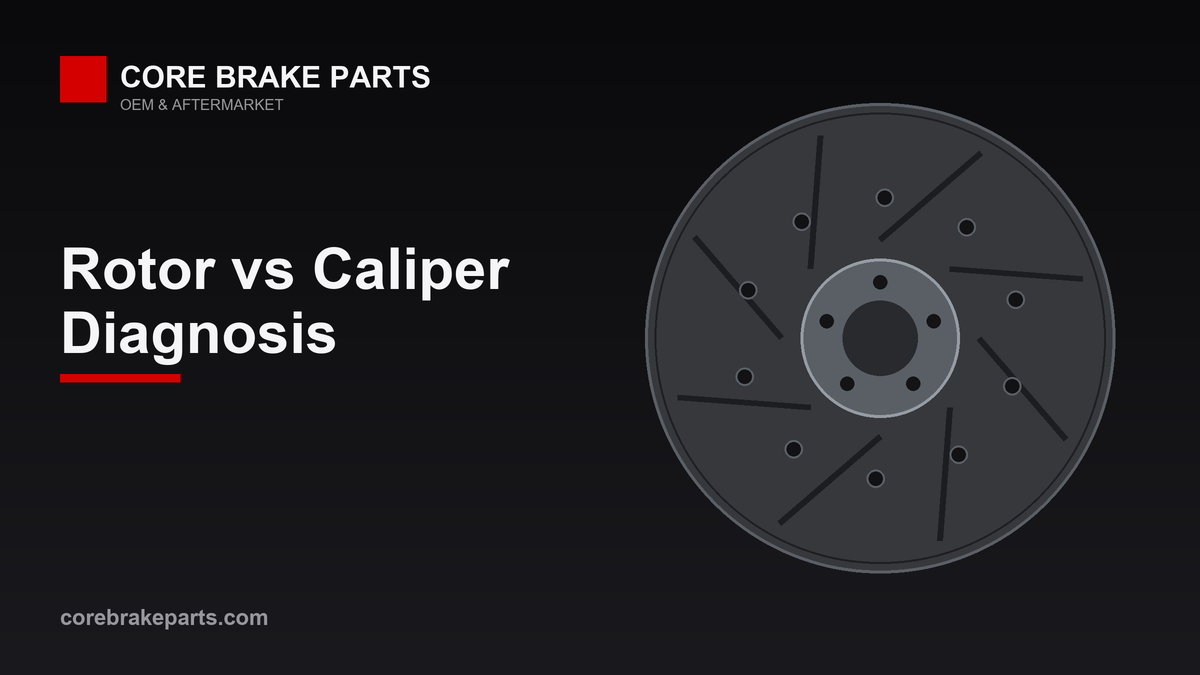 Diagnosing brake pulsation versus pulling