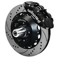 Wilwood Superlite 6R Front Big Brake Kit 14in Drilled and Slotted Rotors 5x4.50/4.75in Hub - 1955-1957 Chevrolet Bel Air